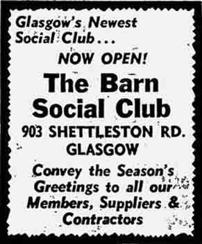 Barn Club advert 1972